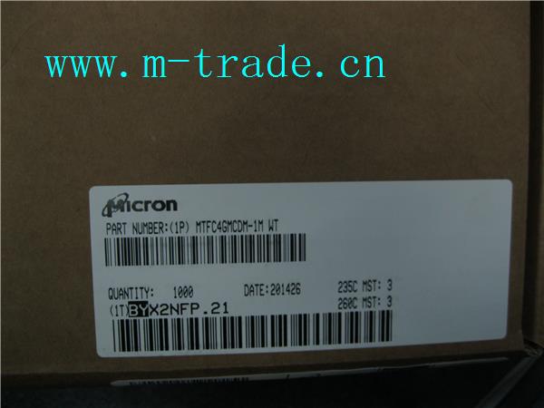 MTFC4GMCDM-1M WT 深圳兆丰源科技全新原装现货 tel:0755-83084686 
